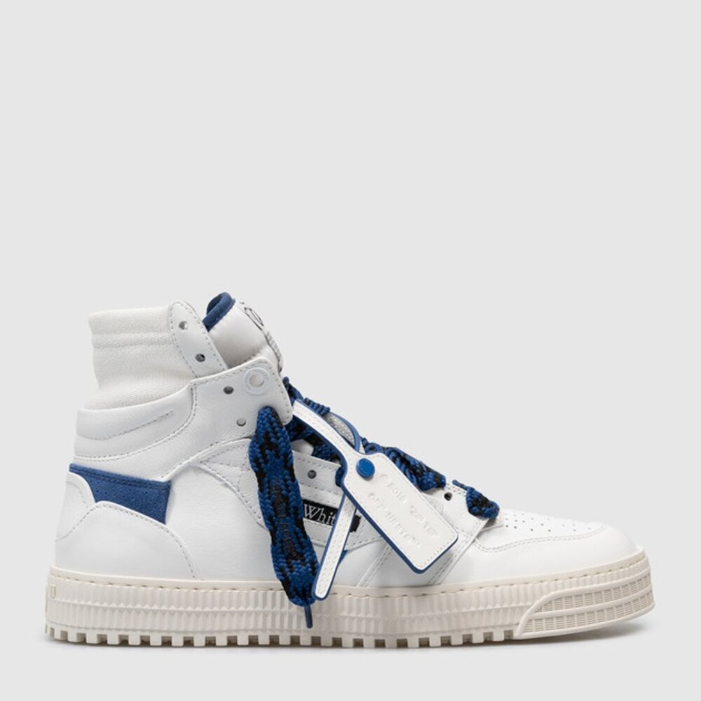$850 MSRP- Brand New Off-White White leather high top 3.0 Off Court- Authentic